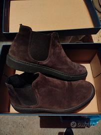 Frau Beatles City Uomo Camoscio Pepe waxy gomma 41