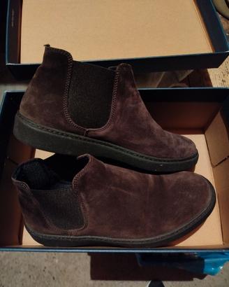 Frau Beatles City Uomo Camoscio Pepe waxy gomma 41