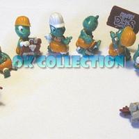 SERIE COMPLETA n° 10 SORPRESINE KINDER HAPPY DINOS