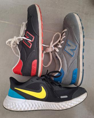 Scarpe New Balance 515 e Nike  bambino numero 35.5