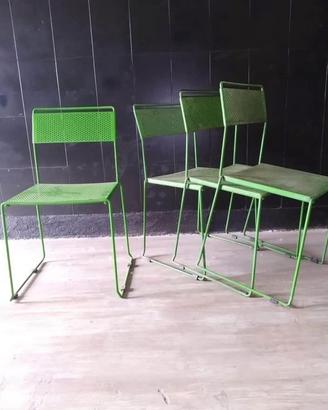 Sedie di Desing in metallo e lamiera