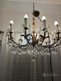 lampadario vintage 12 luci