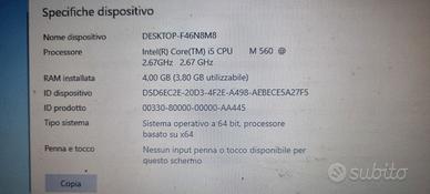 lotto di 3 notebook usati, 2 HP e 1 Dell.