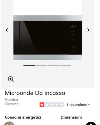 Forno micro onde Smeg