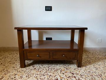 Mobile porta TV, legno con cassetti