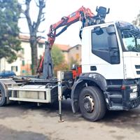 IVECO STRALIS 450 CON GRU MARCHESI E IMPIANTO SCAR