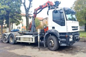 IVECO STRALIS 450 CON GRU MARCHESI E IMPIANTO SCAR