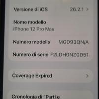  telefono 12 Pro Max usato 