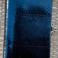 Portafoglio in pelle di pitone