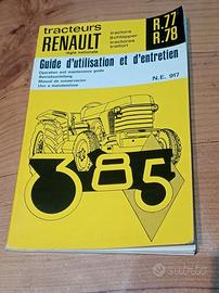 Uso e manutenz. trattori Renault 385 R.77 -R.78
