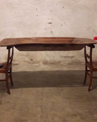 ANTICA MADIA IN LEGNO MASSELLO PER IMPASTO