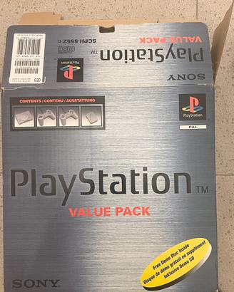 PlayStation 1 ps1 con scatola originale e giochi