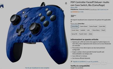 pro controller Nintendo switch pdp