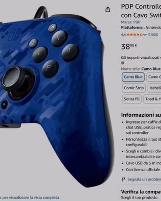 pro controller Nintendo switch pdp