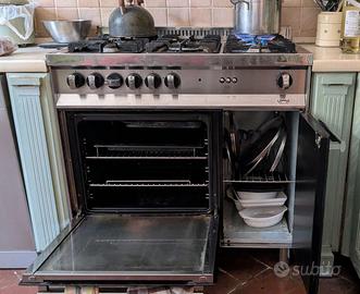 Cucina a Gas LOFRA 5 Fuochi con Forno e Grill