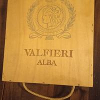 Cassetta vintage pubblicitaria di legno 