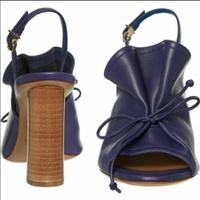 Giorgio Armani Sandali Pelle Viola