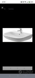 Lavabo profondità 50 con colonna 