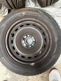 gomme complete estive Fiat 500
