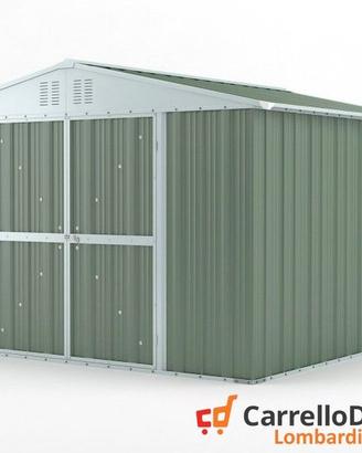 Box struttura lamiera Acciaio 327x307 verde