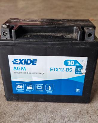 batteria moto nuova 10Ah