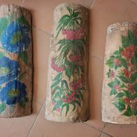 Tecole antiche decorate a mano