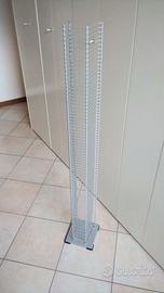 colonna porta cd in acciaio satinato