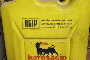 tanica Kerosene AGIP anni 60 - 20 litri