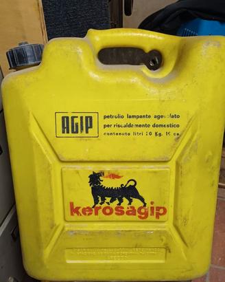 tanica Kerosene AGIP anni 60 - 20 litri