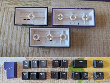 Keycaps PBT Double Shot Cherry US 124 tasti