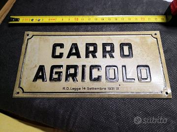 Lamierino Carro Agricolo