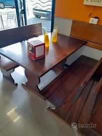 arredamento tavoli  panche da pab