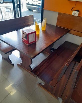 arredamento tavoli  panche da pab