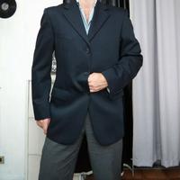 Giacca Blazer Vintage Laura Biagiotti Blu lana