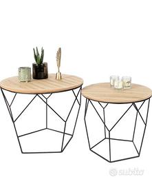 Set 2 tavolini da salotto