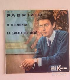 45 giri Fabrizio De André