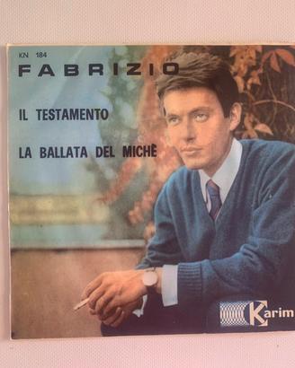 45 giri Fabrizio De André