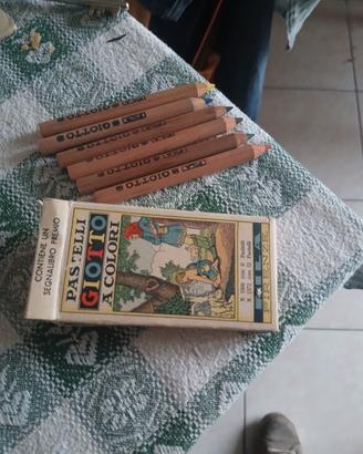 scatolina originale 6 pastelli GIOTTO. anni 60