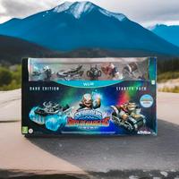 WiiU dark starter pack skylanders Superchargers 