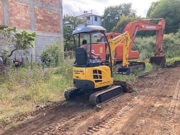 miniescavatore new holland 18 girosagoma