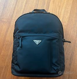 Zaino nero prada uomo