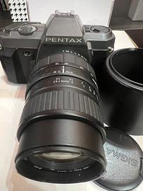 Pentax P30 T + Sigma 70-200 f. 4 - 5,6