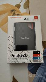 hard disk portatile 4TB nuovo 