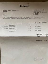 Decalcomanie Mini Checkmate R53/R50/R52