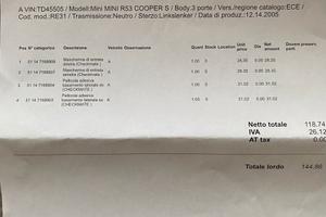 Decalcomanie Mini Checkmate R53/R50/R52