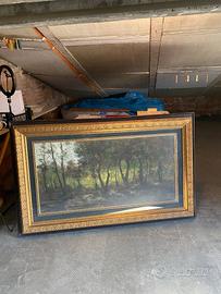 Quadro dipinto a mano 150 x 97 con cornice