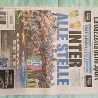 Scudetto Inter Gazzetta dello sport NUOVA del 23/4