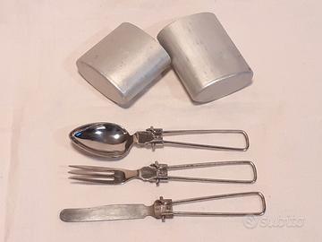 Posate pieghevoli gavetta balilla