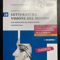 Libro LETTERATURA VISIONE DEL MONDO 3B