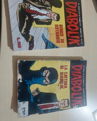 Diabolik inediti originali anno VII,  1968
